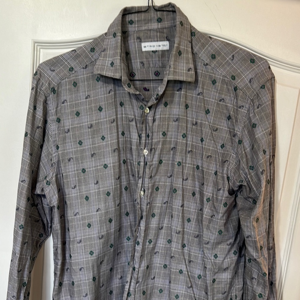 Embroidered paisley Men's Shirt by Etro
